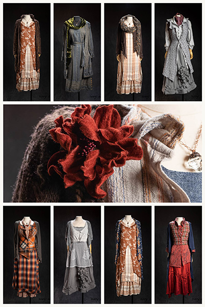 studio looks from the winter spring ivey abitz 2023 bespoke clothing collection