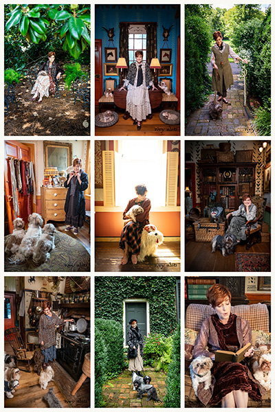 Carolyn Hennesy wears Ivey Abitz in the 2023 Winter Spring catalog.