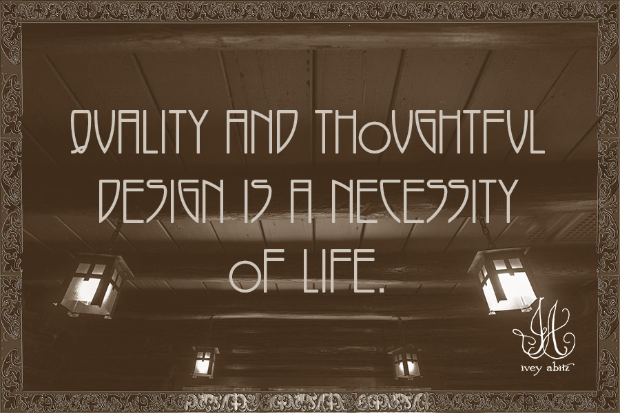 Quality and thoughtful design is a necessity of life.