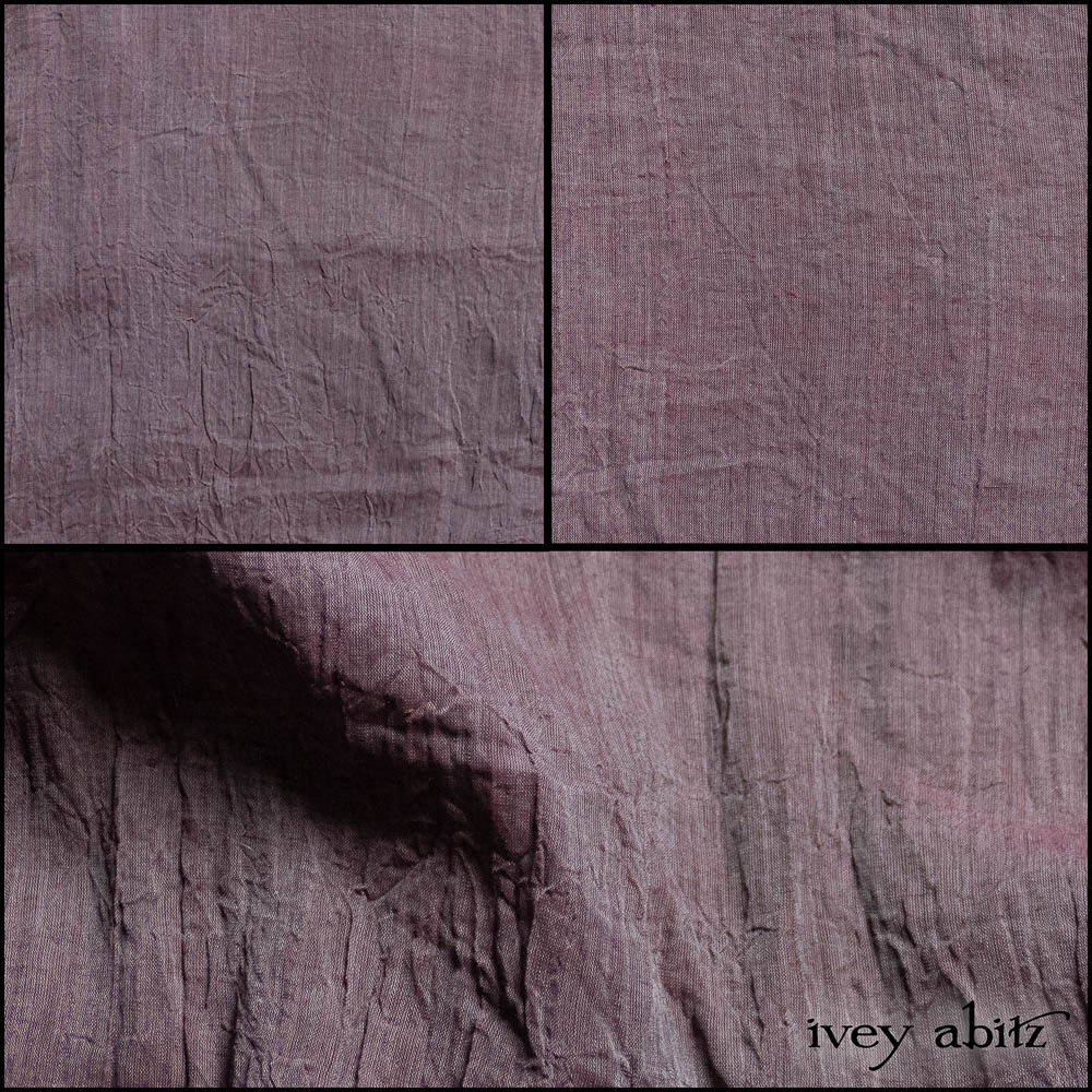 Amethyst and Pewter Washed Voile