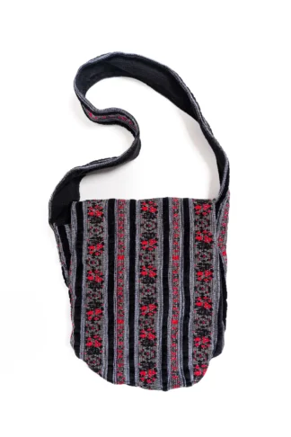 Ananda Bag in Center Label Floral Chenille Brocade