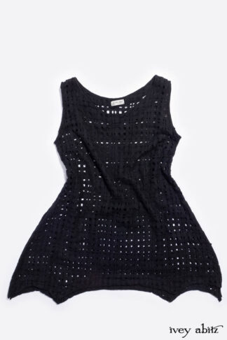 Featured Bedloe Frock in Mansard Roof Open Woolen Weave