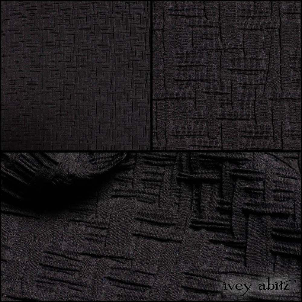 Black Diamond Heirloom Puckered Stretch Weave