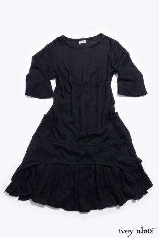 Featured Blanchefleur Dress in Mansard Roof Washed Weave