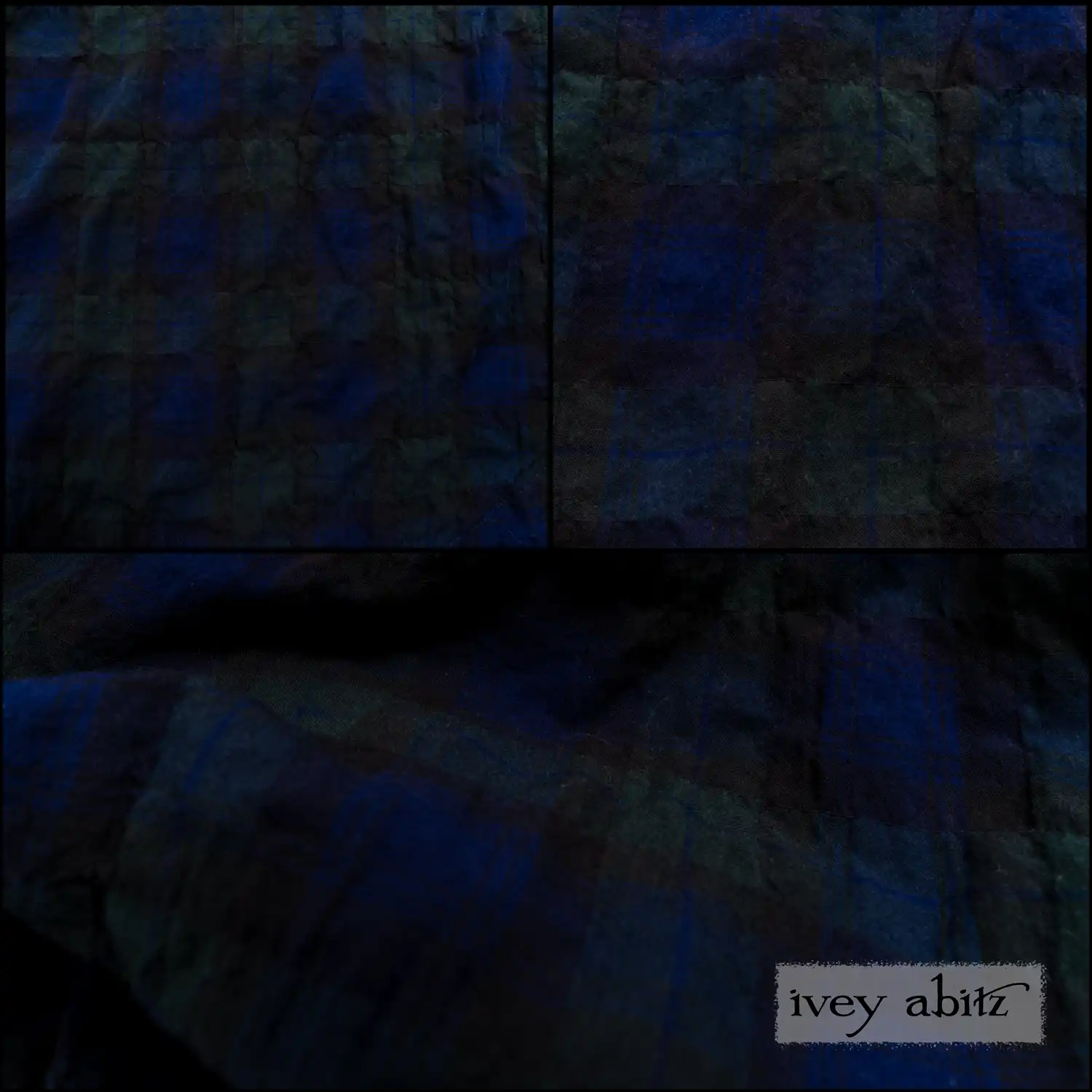 Blue Note Plaid Voile