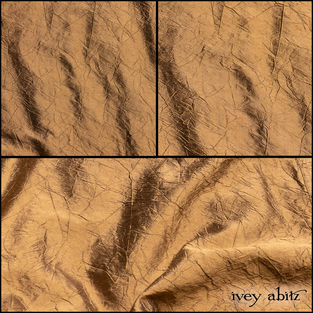 Brass Crushed Silk