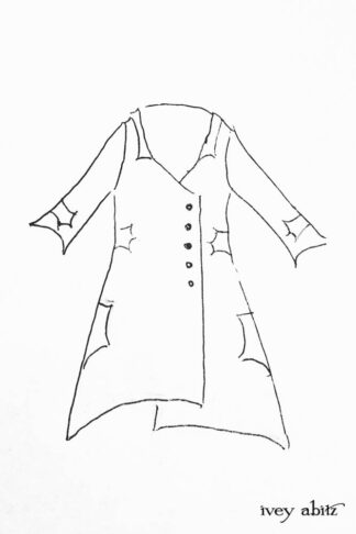 Camille Duster Coat Drawing