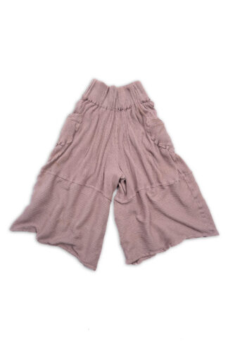 Campanella Cullottes in Lavender Ribbed Knit by Ivey Abitz