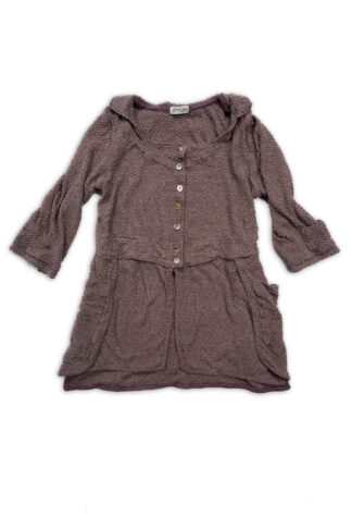 Campanella Shirt Jacket in Lavender Puckered Knit