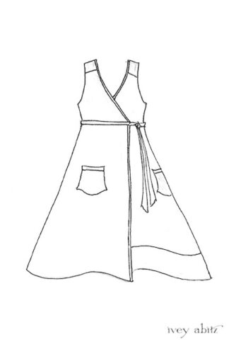 Chomley Frock Drawing by Ivey Abitz