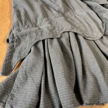 Bottom hem detail of a glorious Heraldry Skirt.