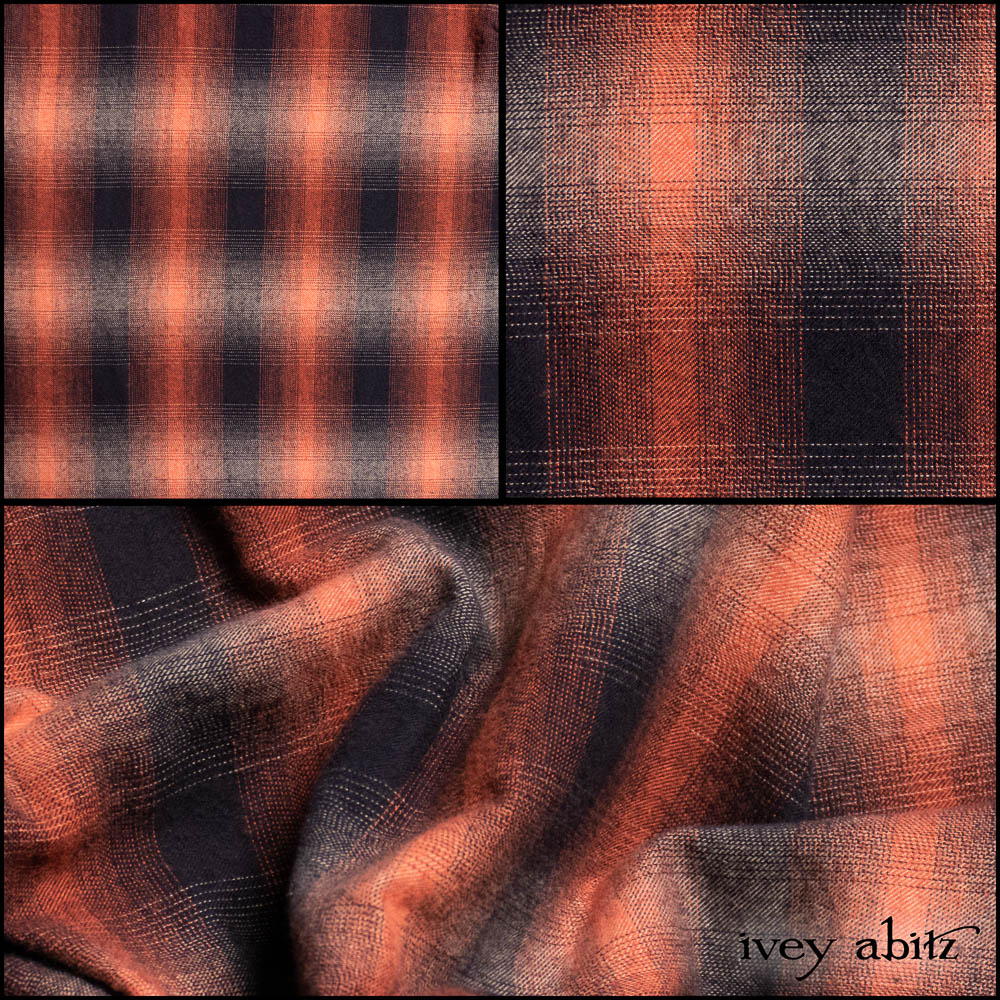 Copper Softest Plaid Twill
