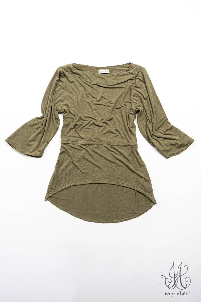 Cossart Top in Joyful Green Soft and Stretchy Knit