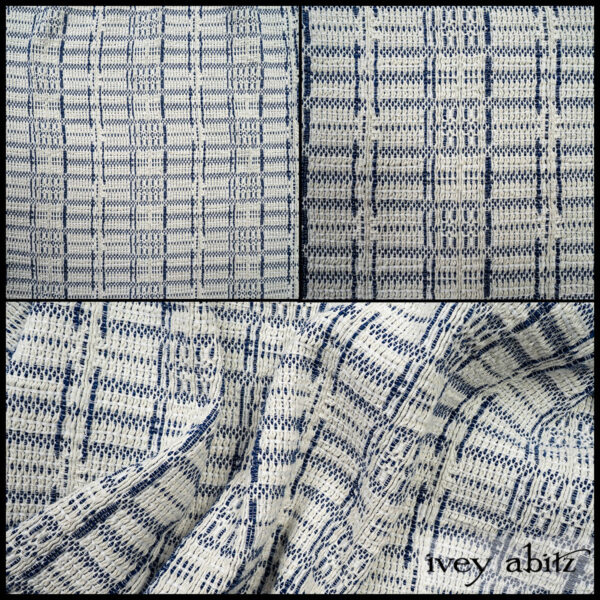 Description: Being by the sea doesn't always mean warm weather and heat. It oftentimes means stiff, cool breezes coming off an ocean or great lake. This weave is for all the people who love to be by the water but don't want to be in a bathing suit the entire time. Or ever. Opaque and quite substantive, yet it is very breathable. You won't need to wear a slip under this one. But please feel free if you feel like it. It is lightweight enough to be happy with a slip under it, too.Reversible for hue options. Our darker Seaside Hue is on one side. The Cottage Cream is featured on the other. Content: Finely spun sustainable cotton weave. Woven in Europe.Care: Simply hand wash or put through machine delicate cycle in cold water with a plant based detergent. We suggest using a natural fabric softener to maintain the softness we have washed into it. Tumble dry on extra-low heat with our artisan wool dryer balls to keep the relaxed effect that is featured in the Look Book.