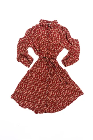 Coulson Coat Dress in Center Label Floral Silk Chiffon