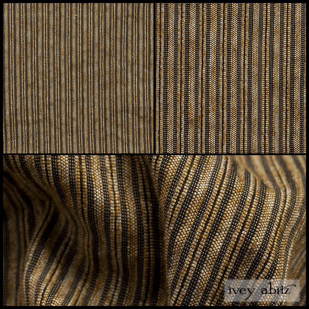 Ember and Iron Embroidered Chenille Stripe