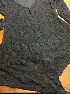 Fairholme Jacket in Sparrow Grey Open Weave Knit by Ivey Abitz.