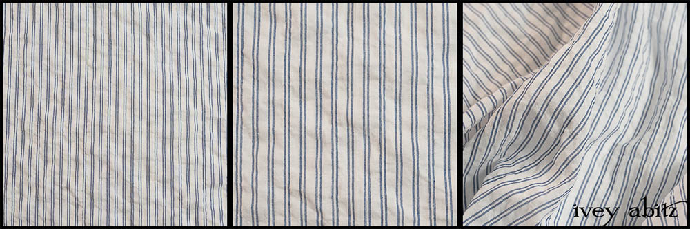 Fresh Water Puckered Stripe Cotton
