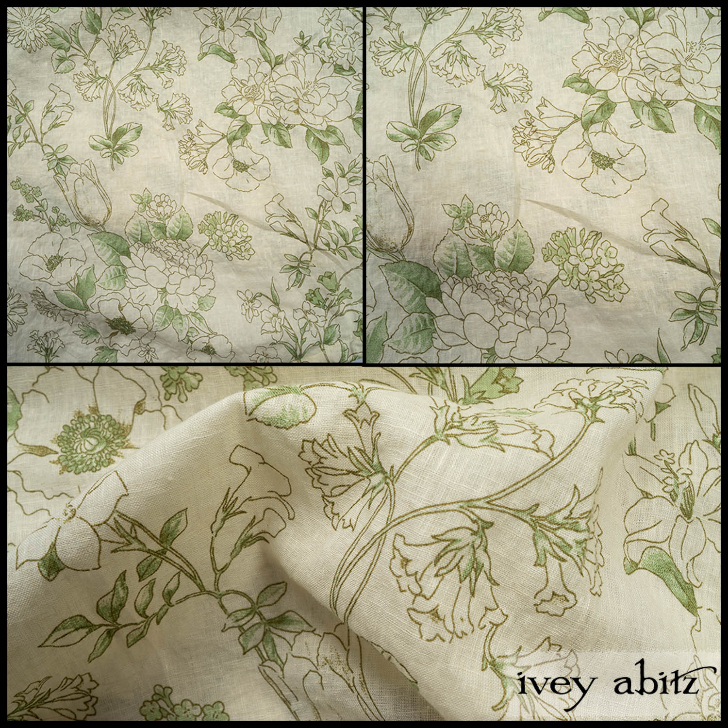 Garden Floral Washed Weave