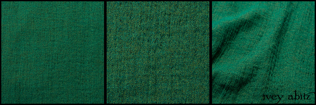 Gracious Green Washed Crinkled Gauze - Collection 63 - 2020