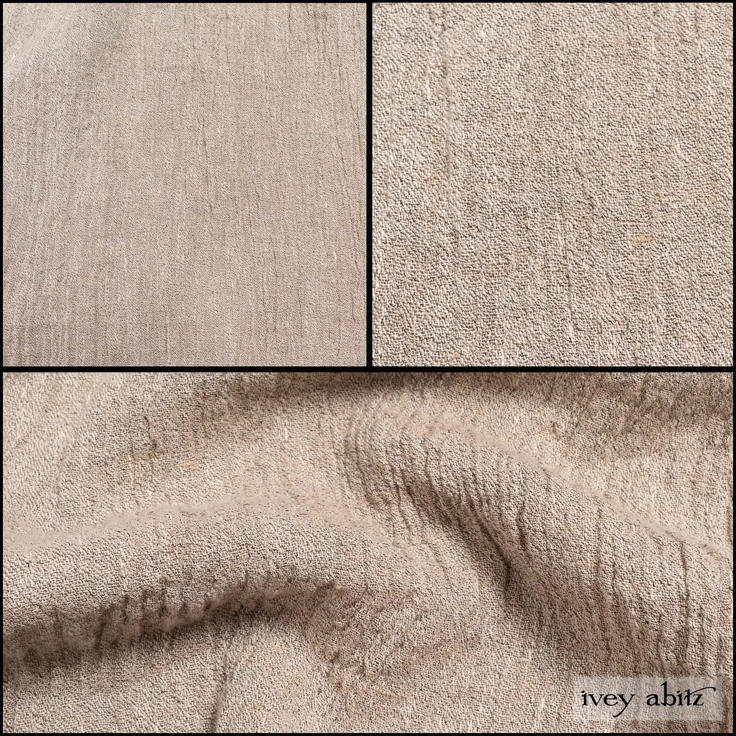 Half Note Washed Crinkled Weave