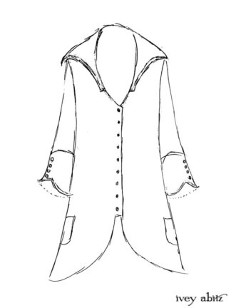 Henrietta Duster Coat Drawing by Ivey Abitz