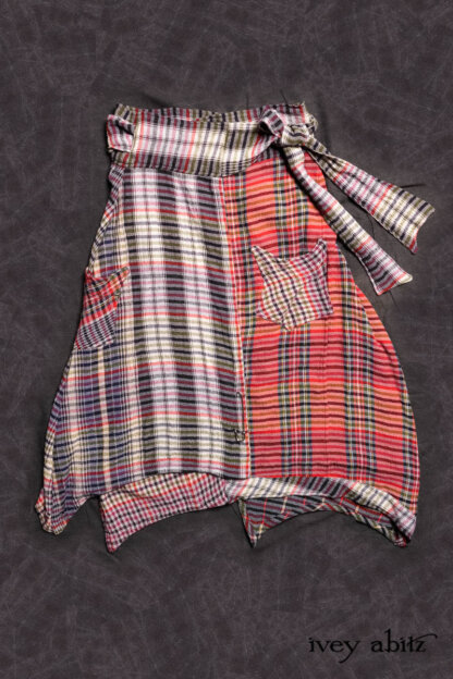Highlands Skirt in Gem Softest Plaid Wool