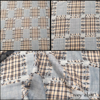 Hudson Blue Patch Plaid Voile