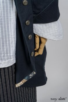 Highlands Shirt in White Wainscot Weave; Limited Edition Porte Cochere Sash in Cottage Garden Weave; Arthur Hill Jacket in Lakeland Washed Herringbone; Montague Trousers in Lakeland Woven Stripe. By Ivey Abitz