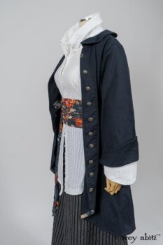 Highlands Shirt in White Wainscot Weave; Limited Edition Porte Cochere Sash in Cottage Garden Weave; Arthur Hill Jacket in Lakeland Washed Herringbone; Montague Trousers in Lakeland Woven Stripe. By Ivey Abitz