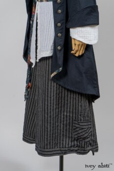 Highlands Shirt in White Wainscot Weave; Limited Edition Porte Cochere Sash in Cottage Garden Weave; Arthur Hill Jacket in Lakeland Washed Herringbone; Montague Trousers in Lakeland Woven Stripe. By Ivey Abitz