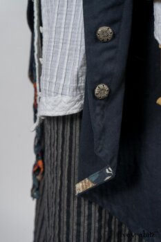 Highlands Shirt in White Wainscot Weave; Limited Edition Porte Cochere Sash in Cottage Garden Weave; Arthur Hill Jacket in Lakeland Washed Herringbone; Montague Trousers in Lakeland Woven Stripe. By Ivey Abitz