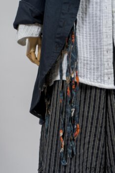 Highlands Shirt in White Wainscot Weave; Limited Edition Porte Cochere Sash in Cottage Garden Weave; Arthur Hill Jacket in Lakeland Washed Herringbone; Montague Trousers in Lakeland Woven Stripe. By Ivey Abitz