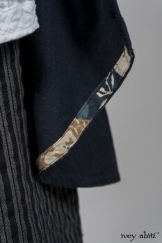 Highlands Shirt in White Wainscot Weave; Limited Edition Porte Cochere Sash in Cottage Garden Weave; Arthur Hill Jacket in Lakeland Washed Herringbone; Montague Trousers in Lakeland Woven Stripe. By Ivey Abitz