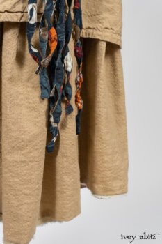 Cavendish Cardigan in Fresh Water Melange Knit; Limited Edition Porte Cochere Sash in Cottage Garden Weave; Blanchefleur Frock in Sun and Sand Washed Stripe. By Ivey Abitz