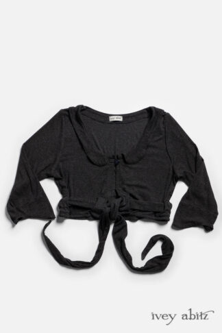 Ans Jacket in Wolfie Grey Soft Ribbed Knit-M, L, XL