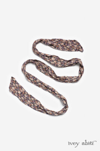 Blanchefleur Sash in Riverboat Floral Silk Chiffon One Size