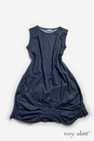 IA101 Scattergood Frock in Fresh Water Petite Fleur Cotton-S, M, L