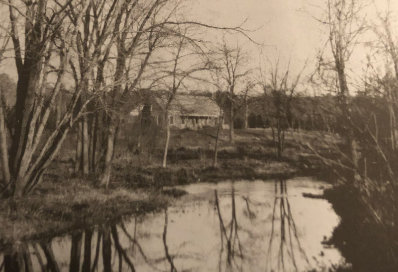 Stone Cottage finished. Circa spring of 1926. Photograph courtesy National Park Service.