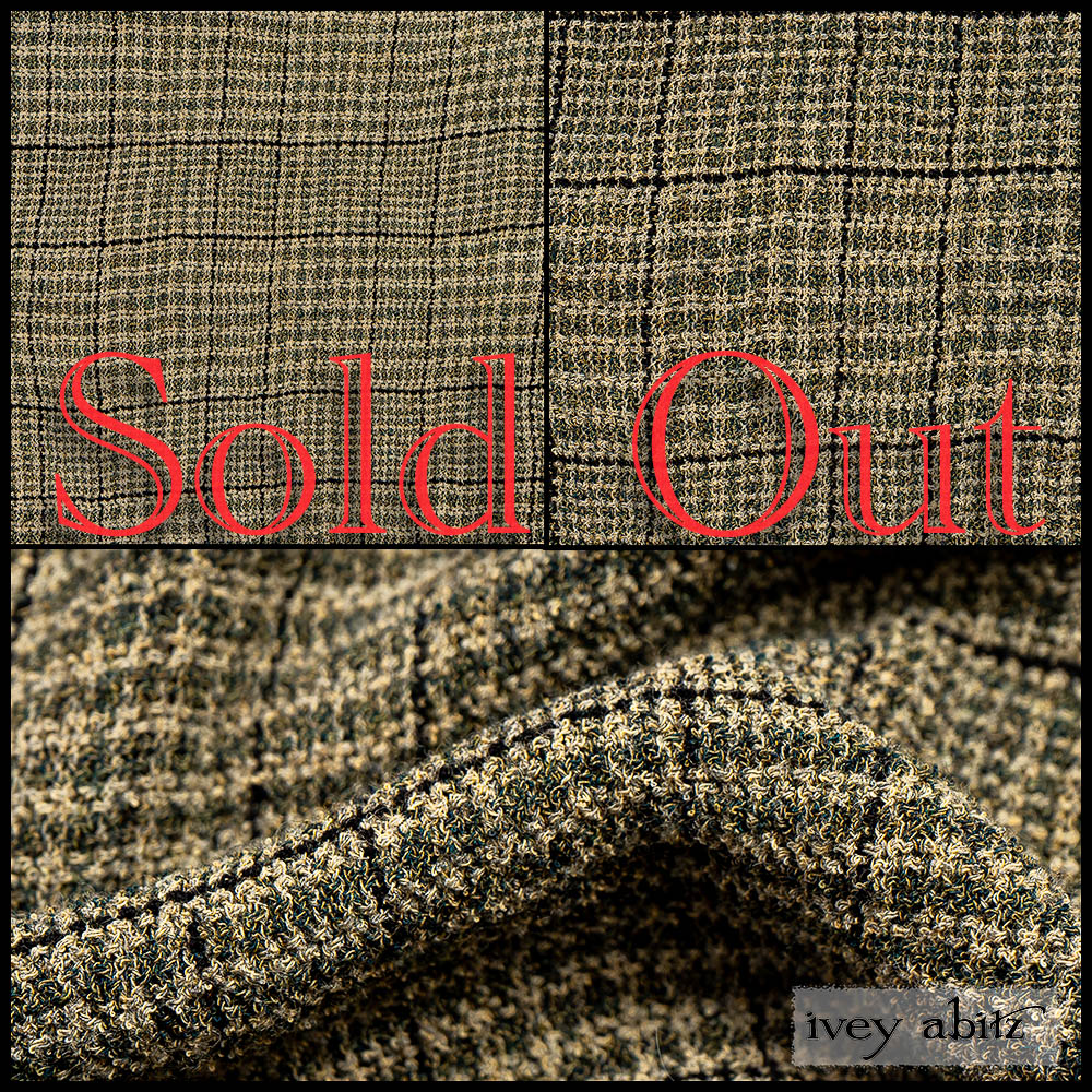 Iron and Stone Plaid Challis
