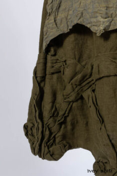 Ellis Shirt in Rooftop Sunset Washed Voile; Bedloe Frock in Central Park Reservoir Washed Voile; Bartholdi Frock in Central Park Washed Linen.