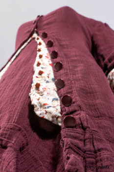 Scattergood Duster Coat in Apple Washed Crinkled Weave; Scattergood Shirt Jacket in Brooklyn Floral Silk Chiffon; Scattergood Frock in Apple Washed Crinkled Weave, high water length; Scattergood Frock in Apple Washed Linen, low water length.