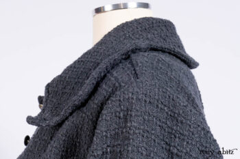 Chittister Duster Coat in Slate Embroidered Windowpane Weave; Chittister Frock in Slate and Brownstone Plaid Wool; Chittister Frock in Slate Plaid Twill; Cilla Slip Frock in Slate Washed Knit.