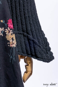 Nook Jacket in Mansard Roof Stripe Boucl&eacute; Knit; Nook Frock in Riverside Floral Silk Chiffon; Clotaire Sash in Riverside Floral Silk Chiffon; Inglenook Frock in Riverside Plaid Cotton.