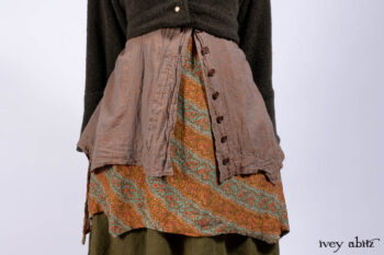 Eugenia Jacket in Central Park Boucl&eacute;, Ellis Shirt in Rooftop Sunset Washed Voile; Bedloe Frock in Crosstown Floral Silk Chiffon; Bartholdi Frock in Central Park Washed Linen.