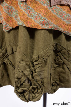 Eugenia Jacket in Central Park Boucl&eacute;, Ellis Shirt in Rooftop Sunset Washed Voile; Bedloe Frock in Crosstown Floral Silk Chiffon; Bartholdi Frock in Central Park Washed Linen.