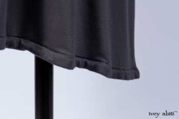 Chittister Frock in Slate and Brownstone Plaid Wool; Elliot Dress in Slate Washed Knit; Lydia Neck Wrap in Slate Washed Knit.