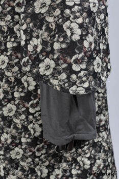 Blanchefleur Duster Coat in Mansard Roof Floral Jacquard; Scattergood Frock in Apple Washed Linen; Elliot Dress in Slate Washed Linen.