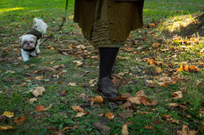 Mathilda Jacket in Central Park Herringbone; Mathilda Coat Dress in Central Park Puckered Weave; Holkham Hall Necktie in Central Park Embroidered Silk; Cape Frock in Central Park Washed Linen.