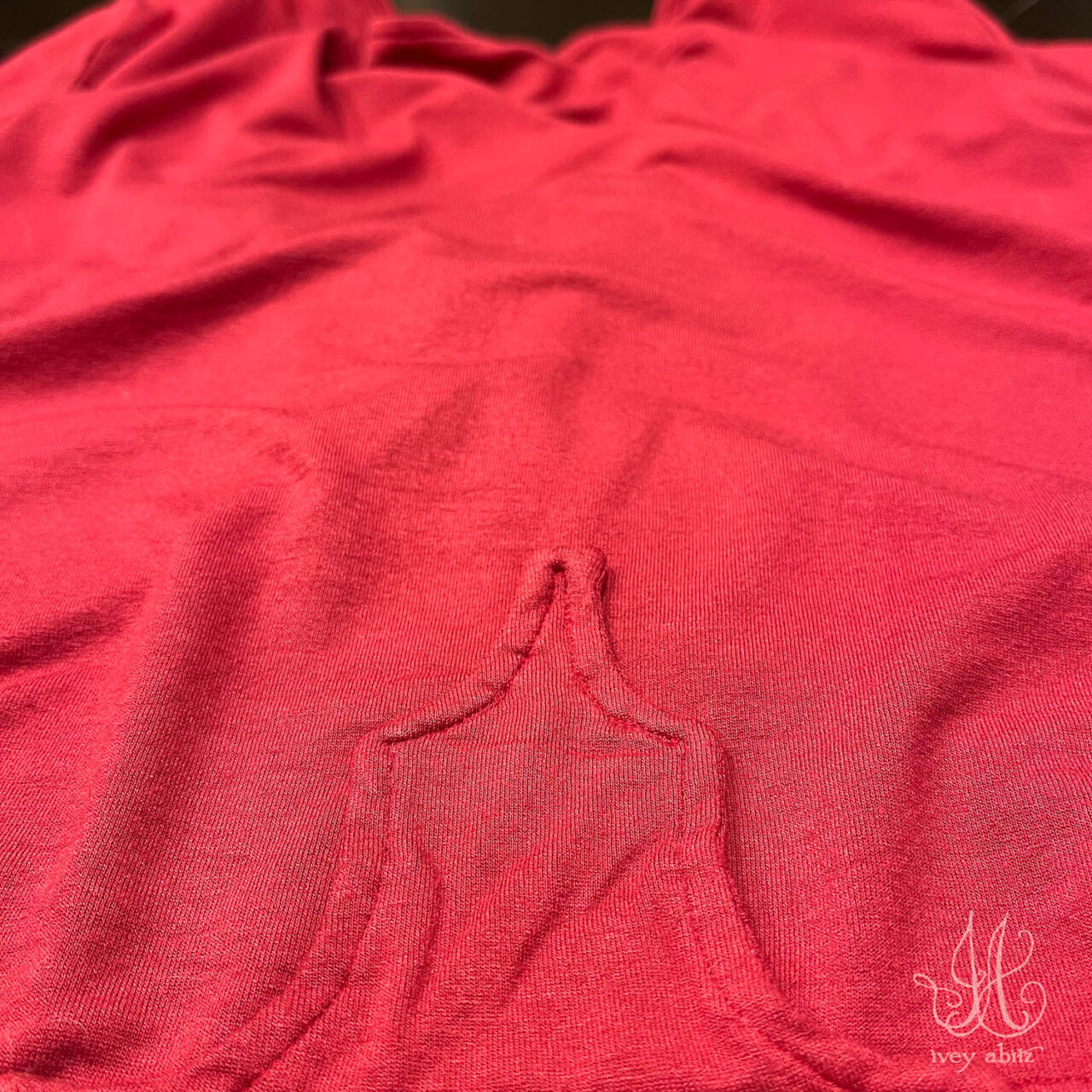 Detail of the Ans Jacket. Just as interesting on the back as the front.